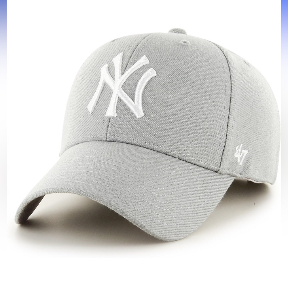 '47 New York Yankees Adjustable Cap Clean Up MLB | Gray | One Size